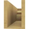 Ekena Millwork 6in. W x 8in. H x 28in. L Monterey Woodgrain TimberThane Rafter Tail, Primed Tan RFTUR06X08X28MONRCPR - alternate 2